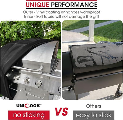 Unicook Griddle Cover for Blackstone 36 Inch ProSeries Grills, Outdoor 70 Inch Flat Top BBQ Grill Cover for 4 Burner Cooking Station, Unique UV Resistant Waterproof Vinyl with Polyester Lining