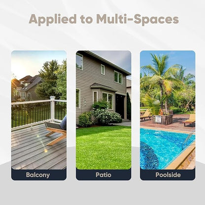 Wicker Patio Furniture Set, 6 PCS Outdoor Patio Furniture Set with Swivel Chairs, Includes 2 Swivel Patio Chairs, 1 Outdoor Couch, 1Side Table and 2 Ottoman, Grey/Grey