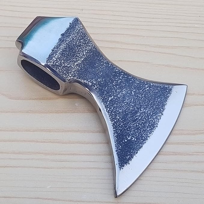 Steel Craft, ESTWING SPORTSMAN'S Hatchet Custom Hand Made HIGH Carbon Tomahawk Viking Axe Head with Leather Sheath, R-A H 006