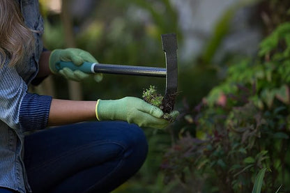 Yard Butler Terra Garden Hand Tools - Weeding Hand Tiller Tool for Efficient Gardening - Weed Remover Tool for Lawn & Garden Care - Durable Gardening Accessory, Weeder