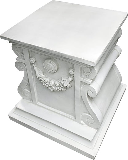 Design Toscano NG314100 Statuary Garden Base Riser, Large, Classic Plinth