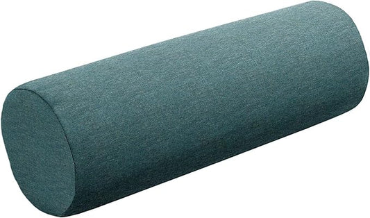 Cushion Source 20" x 6" Sunbrella Bolster Pillow, Indoor/Outdoor Decorative Support Pillow, Fade and Water Resistant, Sunbrella Elements Cast Lagoon