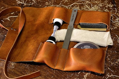 1844 Helko Werk Germany Premium Axe Care and Maintenance Kit Includes Axe Sharpening Stone, Sharpening File, Handle Oil, Head Oil, Blade Cleaner, Sand Paper, Wedges (Premium Maintenance Kit) #F8790-2
