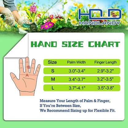 HANDLANDY Rose Pruning Gardening Gloves for Men Women, Thorn Proof Forearm Protection Leather Garden Gloves, Gardening Gifts for Gardeners (Beige- goatskin, Small (Pack of 1))