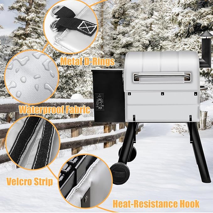 Grill Blanket for Traeger Pro 575, Traeger 22 Series, Pro 20, and Lil' Tex Elite Grill Insulation Blanket, Insulated Blanket Replace for BAC626 and BAC344, Ideal for Outdoor Grilling
