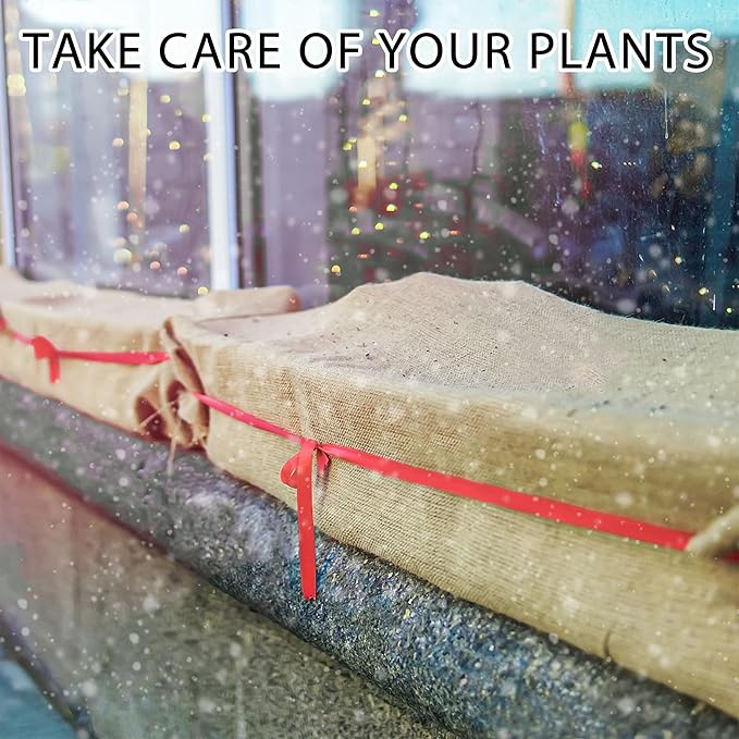 Natural Burlap Plant Covers Freeze Protection,Burlap Winter Frost Plant Blankets for Trees and Shrubs Winter Protection (45 INx15 FT)