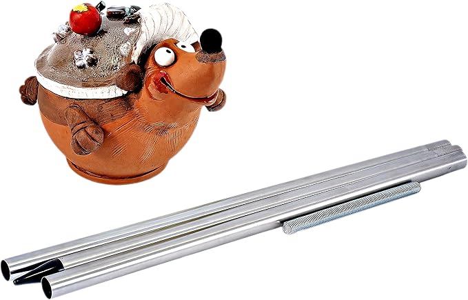 Ceramic Garden Decor - Hedgehog Lawn stake - Outdoor statue - Perfect, unique gifts for gardeners woman, men, yard gifts - Handmade, Frostproof