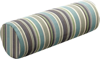Cushion Source 20" x 6" Sunbrella Bolster Pillow, Indoor/Outdoor Decorative Support Pillow, Fade and Water Resistant, Sunbrella Brannon Whisper