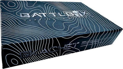 BATTLBOX Skachet Axe Head Skinner Hammer Hatchet Vintage Survival Tool - 3.5in Carbon Steel Blade Edge - Genuine Leather Sheath, Belt Loop - Bushcraft Outdoor Survival Ax Skatchet