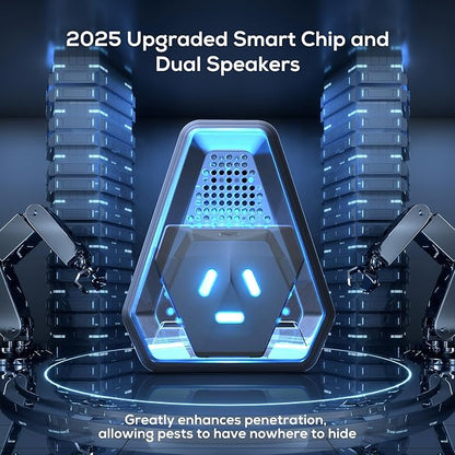 2025 Upgraded Ultrasonic Repeller & Insect Indoor Repeller,Ultrasonic and Repellent for Roach,Rodent,Mouse,Bugs,Mosquito,Mice,Spider,Ant,3 Mode Switching,6 Packs