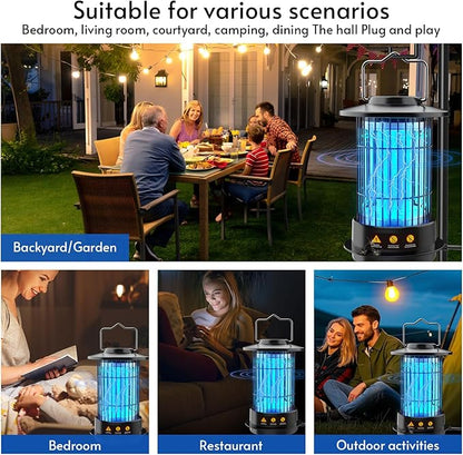 Bug Zapper - Bug Zapper Outdoor & Indoor Fly Zapper 4200V 4.92Ft Cord Mosquito Zapper Outdoor Mosquito Killer Fly Traps Insect Killer for Backyard Patio Home Camping, Plug-in