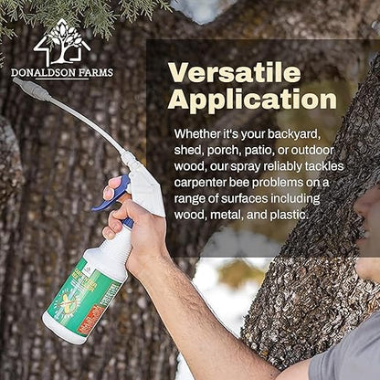 All-Natural Foaming Bee Spray Killer Outdoor - Carpenter Insect Bee Spray Killer - Reliable Defense for All Kinds of Insects, 16 oz