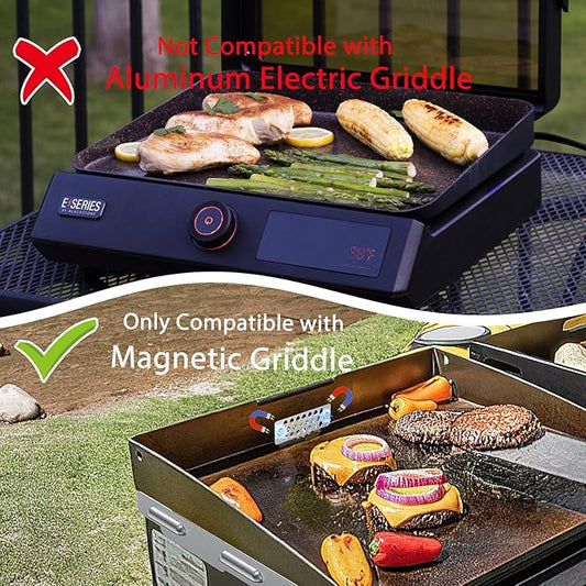 Rear Grease Gate for Blackstone Griddle,Blocks Food from Falling into Rear Grease Trap & Compatible with All Blackstone Griddle Accessories (2Pack)