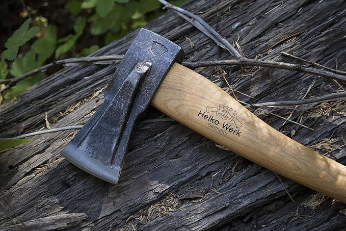 1844 Helko Werk Germany Traditional Spaltaxt - German Splitting Axe, Made in Germany Wood Splitter and Wood Splitting Axe Midsize Medium Splitting Axe - Head 4.5 lbs, Handle 28 in. (Spaltaxt) #13582