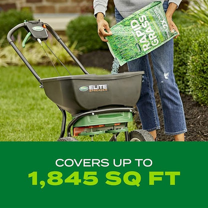 Scotts Turf Builder Rapid Grass Tall Fescue Mix, Combination Grass Seed and Fertilizer, Grows Green Grass in Just Weeks, 5.6 lbs.