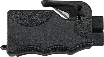 CRKT Exitool Emergency Multitool: Automotive Safety, Seat Belt Strap Cutter, Steel Window & Glass Breaker, Clips to Seat Belt 9031