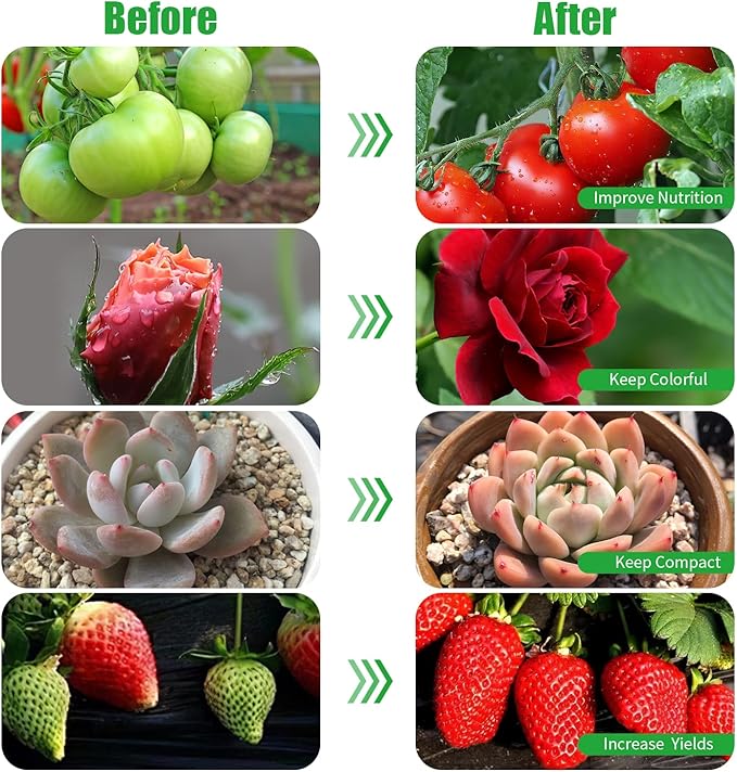 Grow Lights for Indoor Plants,168 LEDs Clip Plant Lights, Full Spectrum LED Plant Growing Lamps with Flexible Gooseneck, 3/9/12H Timer, 3 Spectral Modes, 10 Dimmable Levels, 4 Head