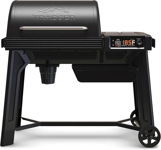 Traeger Grills Woodridge Electric Wood Pellet Grill and Smoker, Wi-Fi Temperature Control up to 500 Degrees, 860 Sq. In. Cooking Capacity, 6-in-1 for Outdoor Grilling, Smoking, and BBQ, TFB86MLH