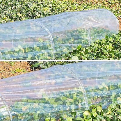 2 in 1 Mini Greenhouse Tunnel Greenhouses,Green Houses for Outside Garden Cloche Tunne Cover Garden Hoops Raised Beds,Outdoor Green House Kits to Build for Outside Winter (1)