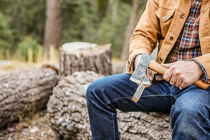 1844 Helko Werk Germany Traditional Wölfling Hatchet - Made in Germany Compact Ultralight Bushcraft Backpacking Hand-Forged Hatchet Head 0.75 lbs, Handle 10.5 in (Wölfling) #11325