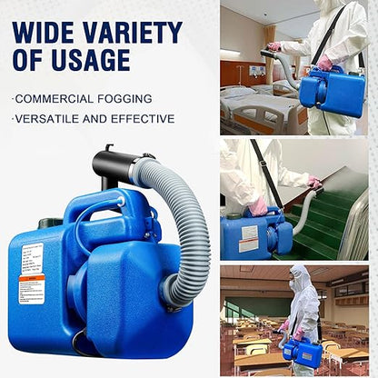 LONYEON 8L Electric ULV Cold Fogger Machine with Backpack Mist Atomizer, Adjustable Flow Rate, Large Area Spraying for Home Indoor Outdoor