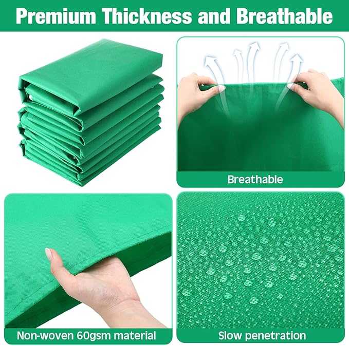 4 Pcs Plant Covers Freeze Protection 35.4" x 59" Winter Frost Blankets for Outdoor Plants with Zipper Drawstring Frost Cloth Freeze Covers Warm Shrub Jacket for Fruit Tree Potted(Green)