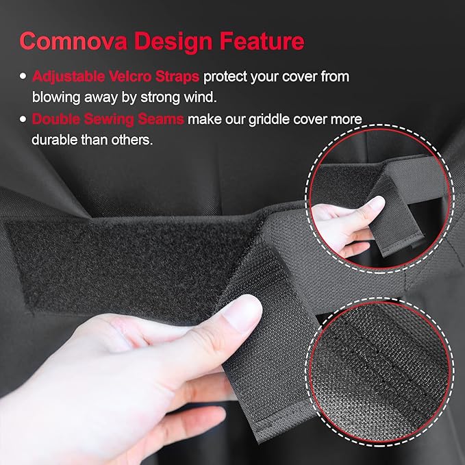 Comnova Grill Cover for Traeger Ironwood 650 - 600D Wood Pellet Smoker Waterproof & Heavy Duty Premium BBQ Cover Accessory