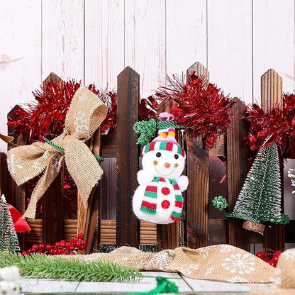 Shappy 12 Pieces Christmas Garland Banister Ties Christmas Decorative Reusable and Flexible Twist Ties for Garland, Banister Home Decoration
