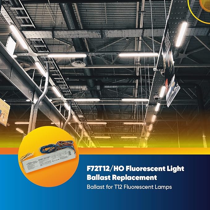 F72T12/HO Rapid Start Fluorescent Light Ballast Replacement for Advance Asb-1224-24-BL-TP by Technical Precision - 12-24 Ft. T12 2-4 Lamp Ballast for Signs and Outdoor Applications