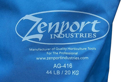 Zenport AG416 Agrikon 44-Pound Fruit Picking Bag, Soft Shell, Harvest Apple/Citrus,Blue