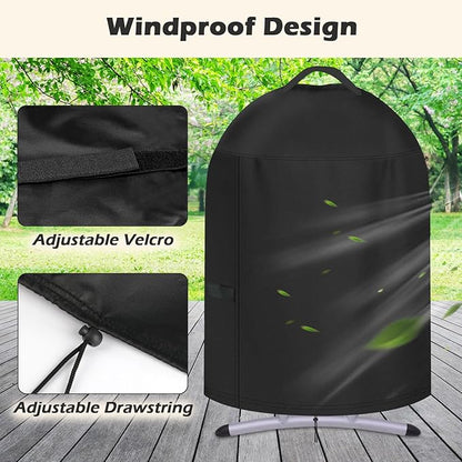 Grill Cover for Charbroil Patio Bistro Electric Grill Without Side Shelves, Waterproof BBQ Griddle Cover for Char Broil Model 20602109