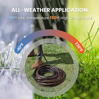 Giraffe Tools Leader Hose 2ft x 5/8", 24INCH Short Water Hose for Hose Reel Connecting 3/4 inch GHT Connector, Lightweight, Flexible with Female Female Fittings