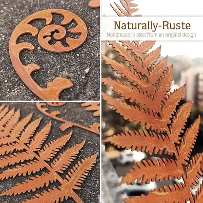 Metal Flowers for Outside,Garden Stakes Decorative,Flower Bed Decor Plant Stakes,Garden Statues Outdoor Clearance,Metal Yard Art Outdoor,Plant Decorations for Pots