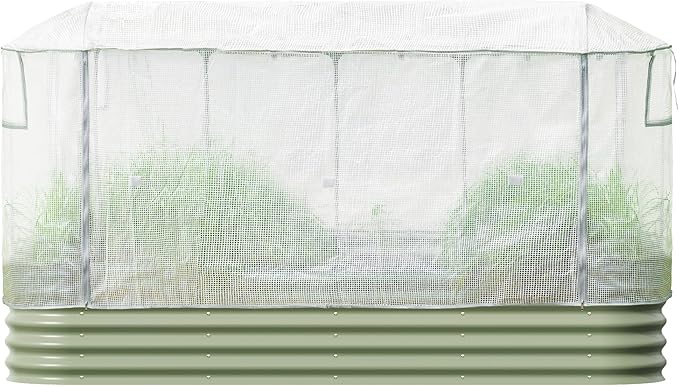 Vego garden Frost Greenhouse Cover System for 2.0' x 6.5' (6 in 1) Garden Bed(No Frame)