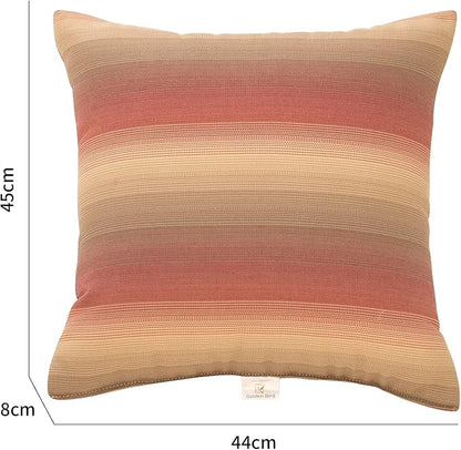 JMGBird 18''x18'' Patio Pillows Waterproof Set of 2, Outdoor Throw Pillow with Inserts, Outdoor Pillows for Patio Furniture