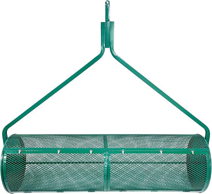 LANDZIE Lawn and Garden Spreaders - 60 x 20 Inch Tow-Behind Compost and Peat Moss Spreader for Large Lawns Commercial Landscaping - Effortlessly Spread Perfect Layer of Topdressing - Large Lawn Care