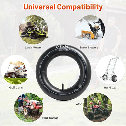 2 PCS 3.50/3.25/3.00-8 Replacement Inner Tubes with TR13 Straight Valve Stem Compatible with Wheelbarrows, Mowers, Hand Trucks and More 3.50-8 3.25-8 3.00-8 Tire Tubes