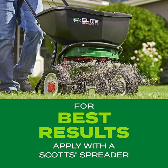 Scotts Turf Builder Rapid Grass Tall Fescue Mix, Combination Grass Seed and Fertilizer, Grows Green Grass in Just Weeks, 5.6 lbs.