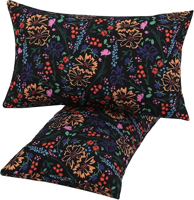 idee-home Outdoor Pillows with Inserts Included, Patio Outside Lumbar Pillows Waterproof Set of 2, 12 x 20 inch