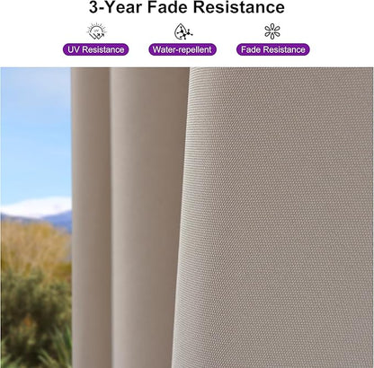 PURPLE LEAF 8' X 8' Patio Umbrella with In-ground Base for Pool 7' High Offset Outdoor Cantilever Umbrella Swimming Pool Umbrella with 360°Rotation for Poolside Beige