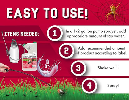 7.9% Bifenthrin Insecticide - 32 Ounces - (Compare to Leading Brands) – Professional Insect Control - Kills on Contact - Fire Ants, Ticks & More