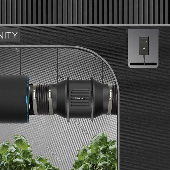 AC Infinity Air Filtration Kit 4”, CLOUDLINE LITE Inline Fan and Carbon Filter Combo, Cooling and Ventilation System for Grow Tents, Hydroponics, Indoor Gardening