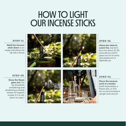 Murphy’s Naturals Mosquito Repellent Incense Sticks, 24 Count, DEET Free Insect Repellent with Citronella for Outdoor Yard, 2.5+ Hours per Stick