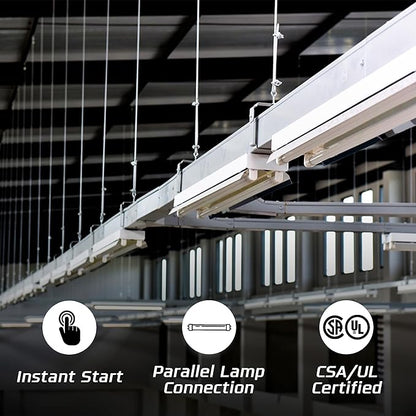 10 Pack - Replacement for ICN-4P32-SC 3 & 4 Lamp T8 Fluorescent Electronic Ballast - 120-277 Volt - Instant Start - UL Approved