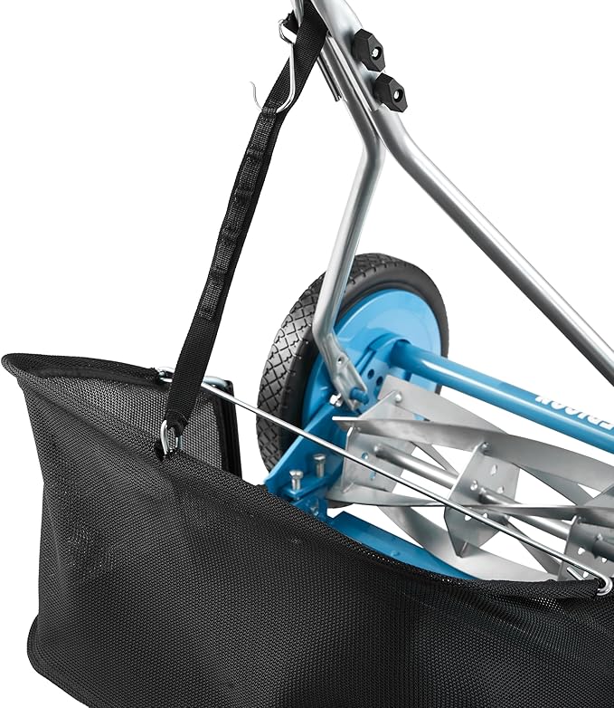 American Lawn Mower Company 1604-16 16-Inch 5-Blade Walk Behind Reel Mower with Grass Catcher