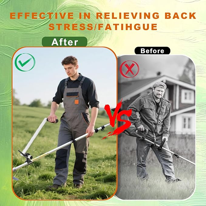 Upgraded Weedeater Handle, Weedeater Extension, Ergonomic Trimmer Handle Grip, String Trimmer, Lawn Trimmer, Extension for Trimming, Lawn Care ﻿