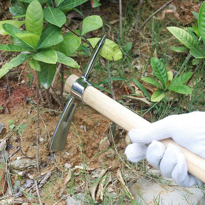 2 PCS 16 Inch Mattock Pick Axe, Stainless Steel Pick Mattock Hoe, Garden Pick, Pick Mattock for Weeding, Loosening Soil, Planting Vegetables, Digging Holes, Chopping Roots and Much More