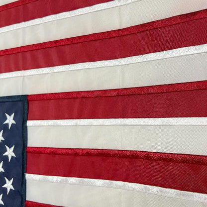 TOPFLAGS American Flag Garden Flag Embroidered Stars 12x18 Inch USA Small Flags for Yard US Flag Decor Outdoor