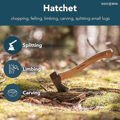 Hults Bruk 840702 Almike Hatchet - 1 lb Head, 16" Handle