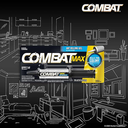 Combat Indoor and Outdoor Ant Killing Gel, 27 Gram (Pack of 12)